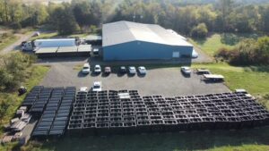 Manufacturing plant drone image1